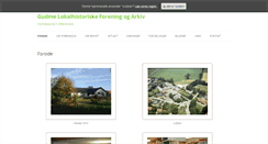 Desktop Screenshot of gudmelokalarkiv.dk